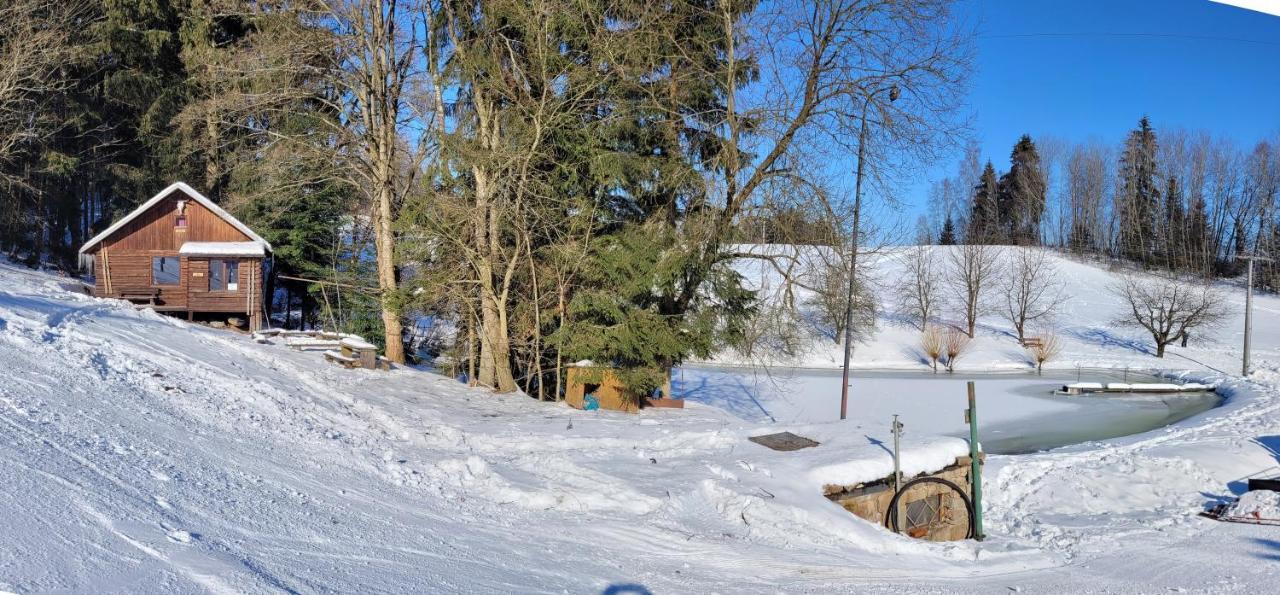Srub Na Svahu Sjezdovky V Radvanicich Radvanice  Buitenkant foto